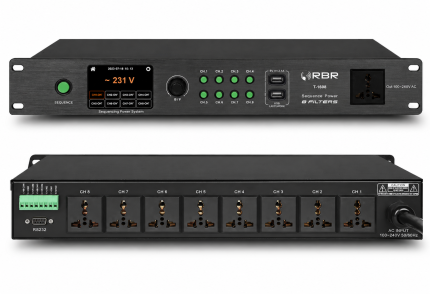 DIGITAL T-1608 8Channel power Sequencer - Inbuilt Power Filter